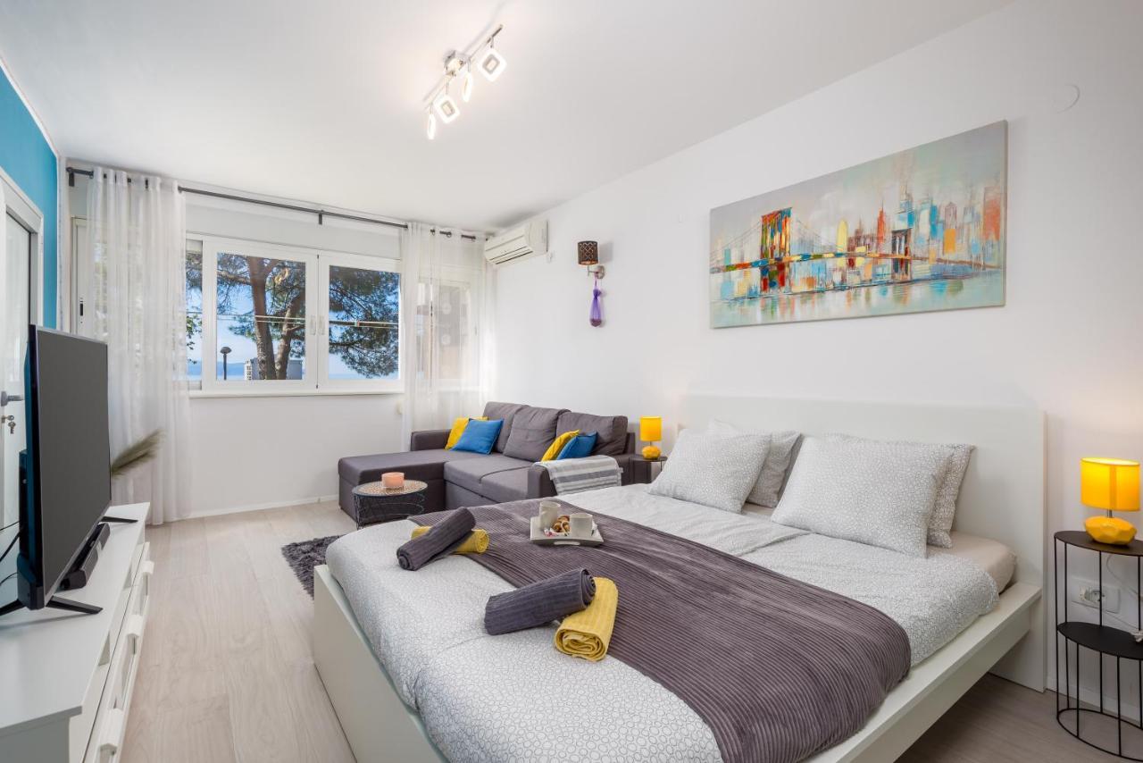 Sunny Studio Apartment With Balcony Fiume Kültér fotó